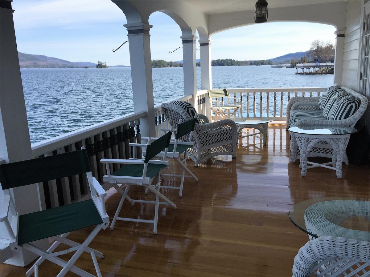 Lake George Boathouse Waterfront Lodging Bolton Landing Exterior foto