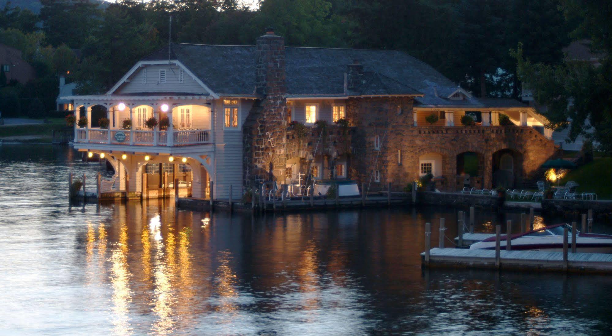 Lake George Boathouse Waterfront Lodging Bolton Landing Exterior foto